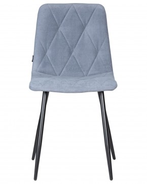 Стул обеденный DOBRIN CHILLY ROMBO, Серо-голубой Simple 26, основание черное в Советском - sovetskiy.ok-mebel.com | фото 6