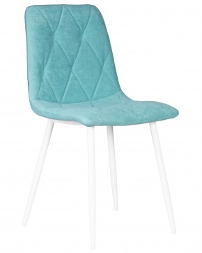 Стул обеденный DOBRIN CHILLY ROMBO, Тиффани Simple 51, основание белый в Советском - sovetskiy.ok-mebel.com | фото