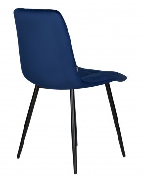 Стул обеденный DOBRIN CHILLY, Темно-синий Holland 60, основание черное в Советском - sovetskiy.ok-mebel.com | фото 4