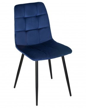 Стул обеденный DOBRIN CHILLY, Темно-синий Holland 60, основание черное в Советском - sovetskiy.ok-mebel.com | фото 7