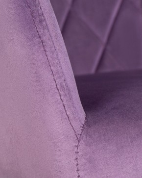 Стул обеденный DOBRIN ROBERT, черные матовые ножки, велюр V108-45 Темно-фиолетовый в Советском - sovetskiy.ok-mebel.com | фото 7
