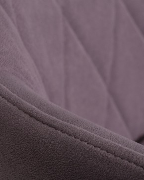 Стул обеденный DOBRIN ROBY, ЭМАЛЬ ЧЕРНЫЙ МУАР велюр Catania Lavender в Советском - sovetskiy.ok-mebel.com | фото 10