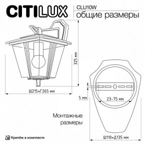 Светильник на штанге Citilux FORTS CLU10W в Советском - sovetskiy.ok-mebel.com | фото 9
