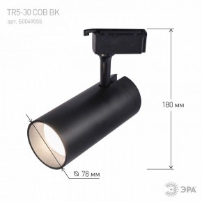 Светильник на штанге Эра  TR5-30 COB BK в Советском - sovetskiy.ok-mebel.com | фото 5