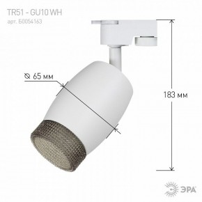 Светильник на штанге Эра  TR51 - GU10 WH в Советском - sovetskiy.ok-mebel.com | фото 4