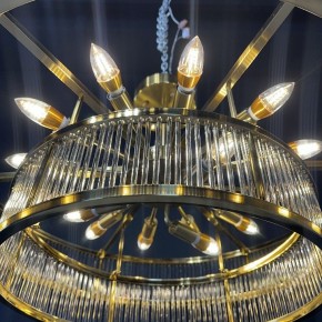 Светильник на штанге Imperiumloft RH Marais Round Chandelier 40,2668 в Советском - sovetskiy.ok-mebel.com | фото 5