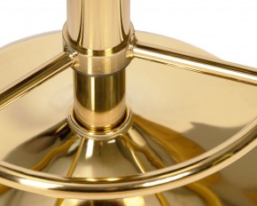 Табурет барный DOBRIN BRUNO GOLD, серый велюр (MJ9-75) в Советском - sovetskiy.ok-mebel.com | фото 4