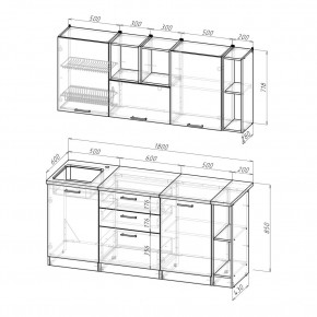 ТОМИЛЛА Кухонный гарнитур Макси 4 (1800 мм ) в Советском - sovetskiy.ok-mebel.com | фото 2