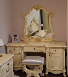 Туалетный стол + Зеркало Мона Лиза (крем) в Советском - sovetskiy.ok-mebel.com | фото 6