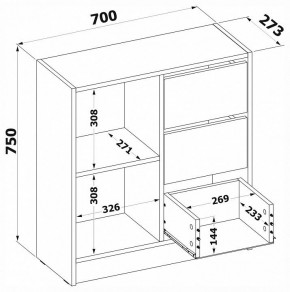 Тумба комбинированная Т-1 в Советском - sovetskiy.ok-mebel.com | фото 4