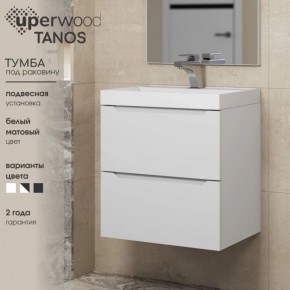 Тумба под раковину Uperwood Tanos 70 см, подвесная, белая матовая в Советском - sovetskiy.ok-mebel.com | фото 5