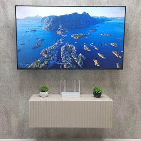 Тумба подвесная под ТВ LINES MTV3-MA 900 Бежевый (Леда-М 10.1.5) в Советском - sovetskiy.ok-mebel.com | фото 3