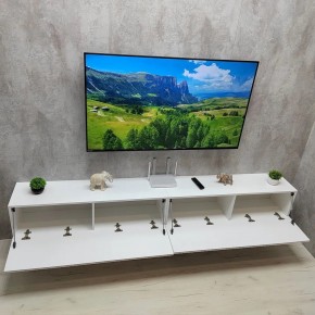 Тумба подвесная под ТВ LINES MTV4-MA 1150 Белый глянец (Белый-M 10.1.1) в Советском - sovetskiy.ok-mebel.com | фото 12