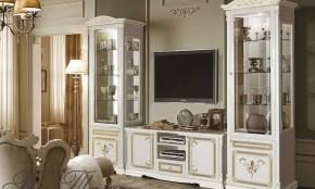 Тумба ТВ (11.301) Роза Талия (беж) в Советском - sovetskiy.ok-mebel.com | фото 2
