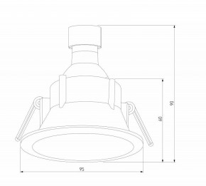 Встраиваемый светильник Elektrostandard Side 25059/01 в Советском - sovetskiy.ok-mebel.com | фото 6