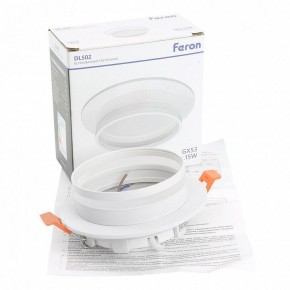 Встраиваемый светильник Feron DL502 51089 в Советском - sovetskiy.ok-mebel.com | фото 9