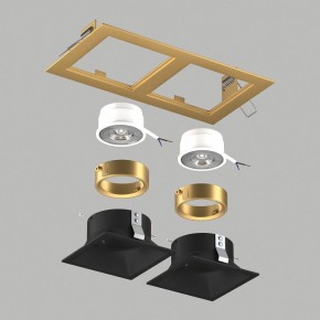 Встраиваемый светильник Lightstar Domino D5230707GMOD в Советском - sovetskiy.ok-mebel.com | фото 2
