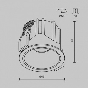 Встраиваемый светильник Maytoni Alfa LED DL043-01-10W3K-RD-W-1 в Советском - sovetskiy.ok-mebel.com | фото 10