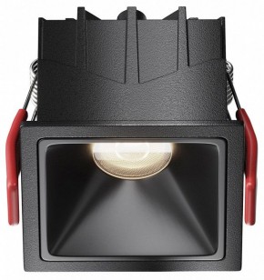 Встраиваемый светильник Maytoni Alfa LED DL043-01-10W4K-SQ-B-1 в Советском - sovetskiy.ok-mebel.com | фото