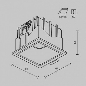 Встраиваемый светильник Maytoni Alfa LED DL043-01-10W4K-SQ-B-1 в Советском - sovetskiy.ok-mebel.com | фото 11