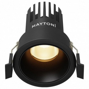 Встраиваемый светильник Maytoni Dip DL115-10W-2.7K-B в Советском - sovetskiy.ok-mebel.com | фото