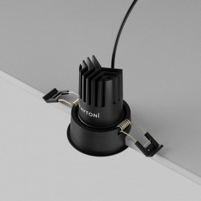 Встраиваемый светильник Maytoni Dip DL115-10W-2.7K-B в Советском - sovetskiy.ok-mebel.com | фото 6
