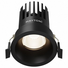 Встраиваемый светильник Maytoni Dip DL117-15W-4K-B в Советском - sovetskiy.ok-mebel.com | фото