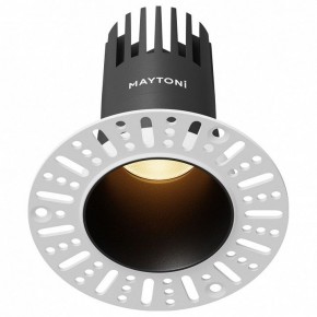 Встраиваемый светильник Maytoni Dip DL120-10W-2.7K-TRS-B в Советском - sovetskiy.ok-mebel.com | фото