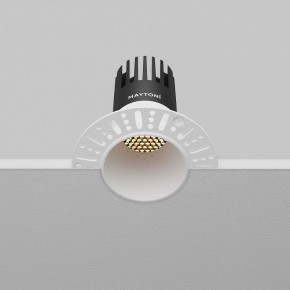 Встраиваемый светильник Maytoni Dip DL120-10W-2.7K-TRS-W в Советском - sovetskiy.ok-mebel.com | фото 8