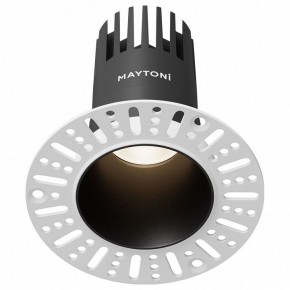 Встраиваемый светильник Maytoni Dip DL120-10W-4K-TRS-B в Советском - sovetskiy.ok-mebel.com | фото