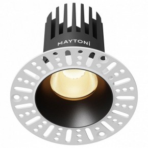 Встраиваемый светильник Maytoni Dip DL121-15W-2.7K-TRS-B в Советском - sovetskiy.ok-mebel.com | фото