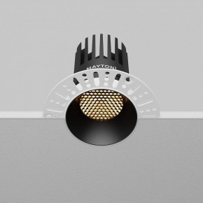 Встраиваемый светильник Maytoni Dip DL121-15W-2.7K-TRS-B в Советском - sovetskiy.ok-mebel.com | фото 7