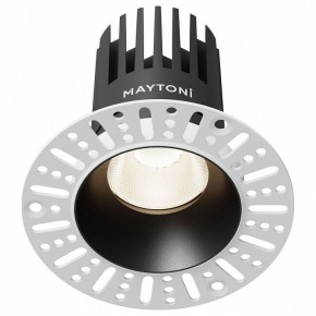 Встраиваемый светильник Maytoni Dip DL121-15W-4K-TRS-B в Советском - sovetskiy.ok-mebel.com | фото