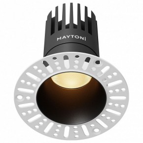 Встраиваемый светильник Maytoni Dip DL122-15W-2.7K-TRS-B в Советском - sovetskiy.ok-mebel.com | фото