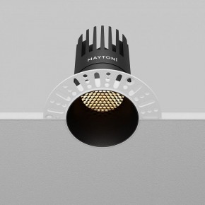 Встраиваемый светильник Maytoni Dip DL122-15W-2.7K-TRS-B в Советском - sovetskiy.ok-mebel.com | фото 7