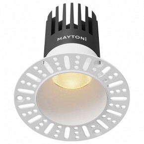Встраиваемый светильник Maytoni Dip DL122-15W-2.7K-TRS-W в Советском - sovetskiy.ok-mebel.com | фото