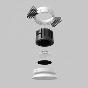 Встраиваемый светильник Maytoni Round DL058-12W2.7K-TRS-W в Советском - sovetskiy.ok-mebel.com | фото 5
