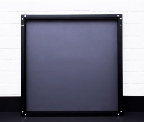 Зеркало Corsica 600х600 black без подсветки Sansa (SB1064Z) в Советском - sovetskiy.ok-mebel.com | фото 3