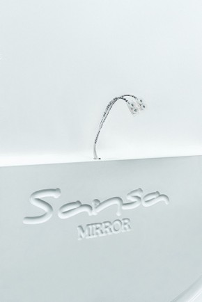 Зеркало Gia 75 white с подсветкой Sansa (SGa1044Z) в Советском - sovetskiy.ok-mebel.com | фото 5