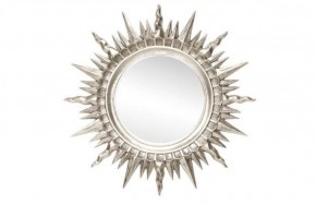 Зеркало круглое серебро (1810(1) в Советском - sovetskiy.ok-mebel.com | фото 1